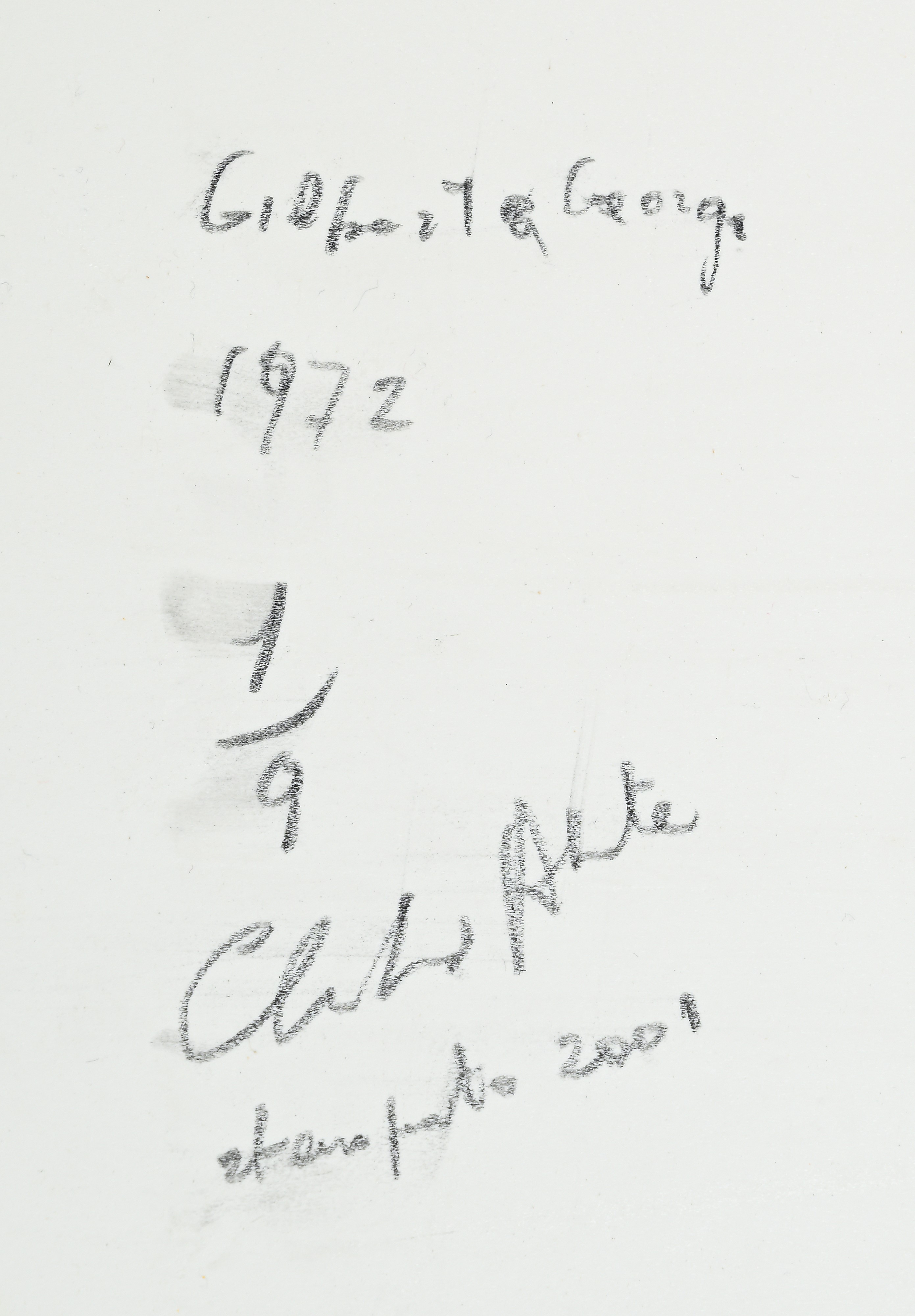 Claudio Abate - Gilbert & George 1972, C-Print su pannello in forex (1/9) 2001