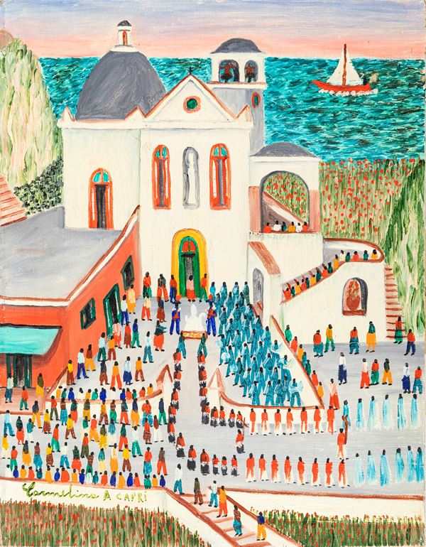 La Processione alla chiesa di San Costanzo a Capri