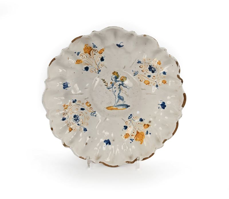 Crespina in maiolica compendiaria, Italia centrale, XVII secolo