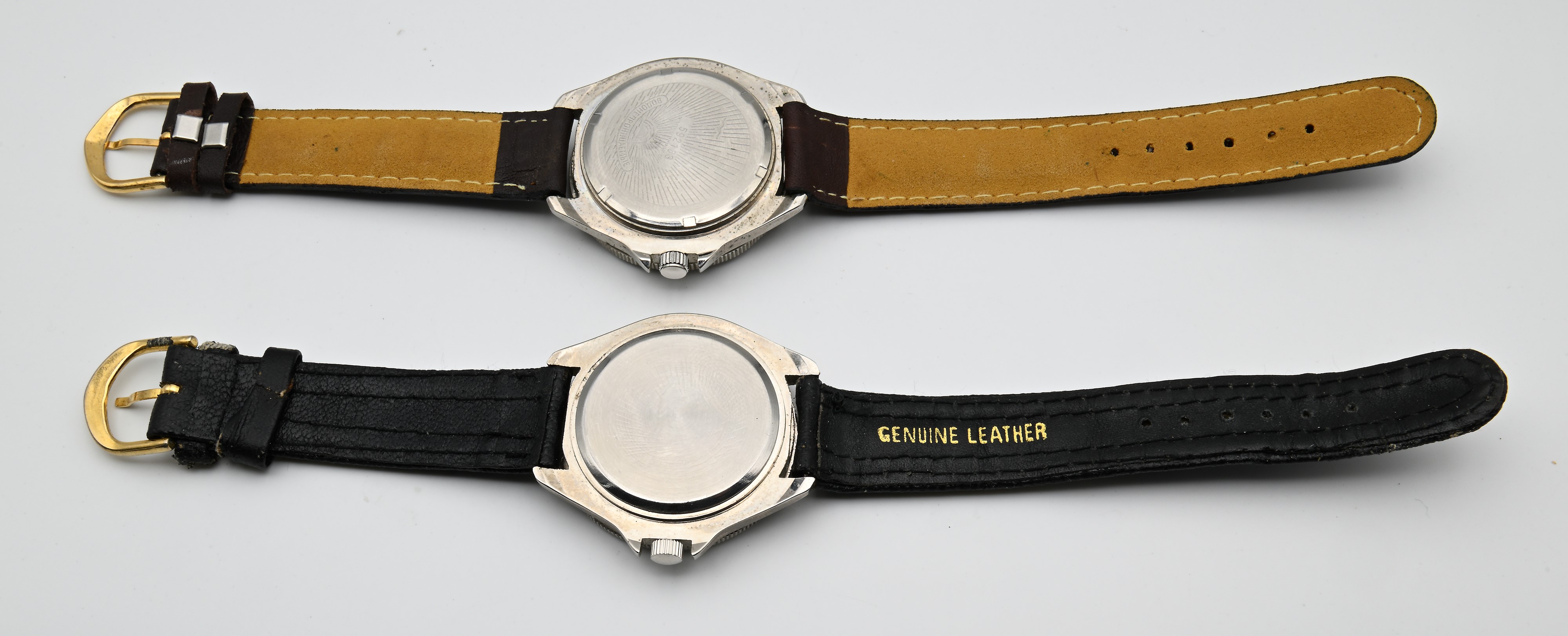 Vostok Komandirskie - 2 Orologi da polso a carica meccanica con datario da uomo in metallo cromat...