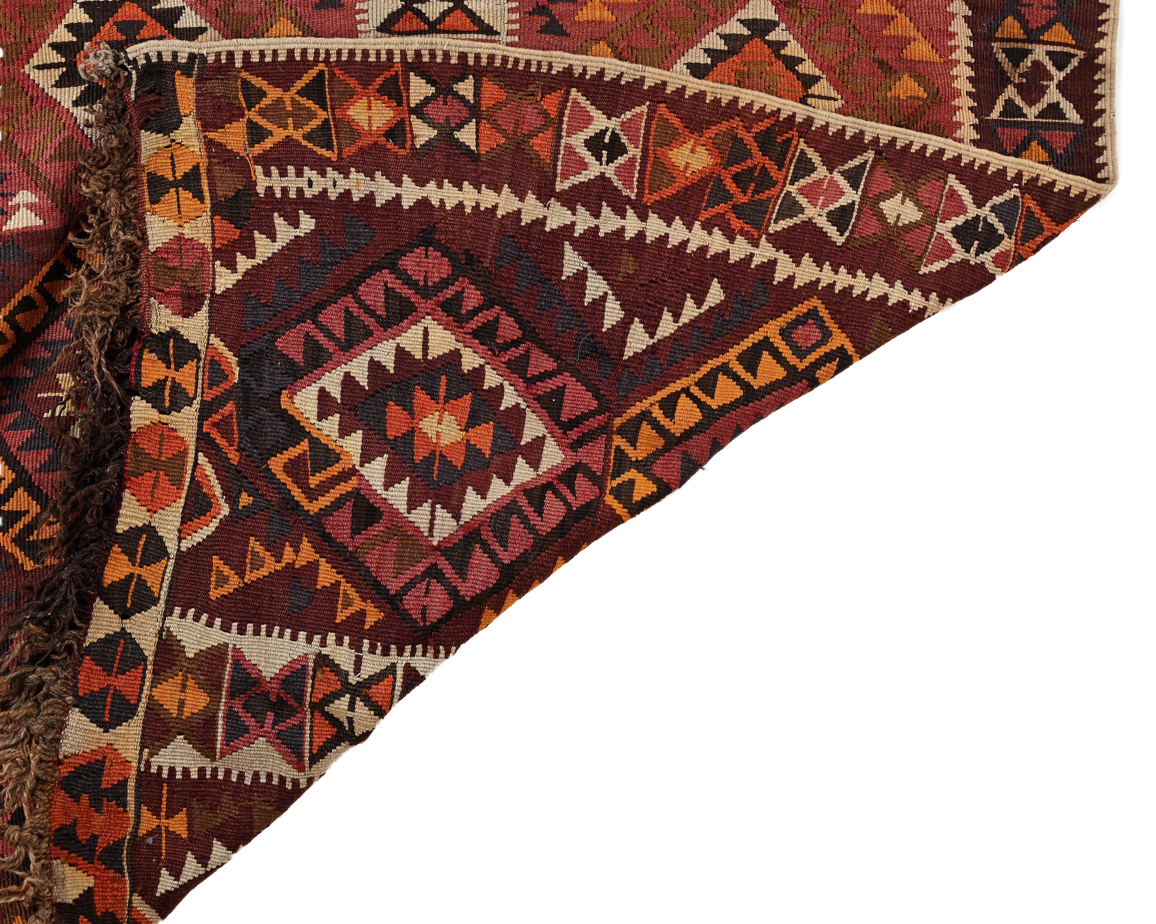 Tappeto Kilim anatolico a losanghe (area curda), Anatolia, inizi XX secolo