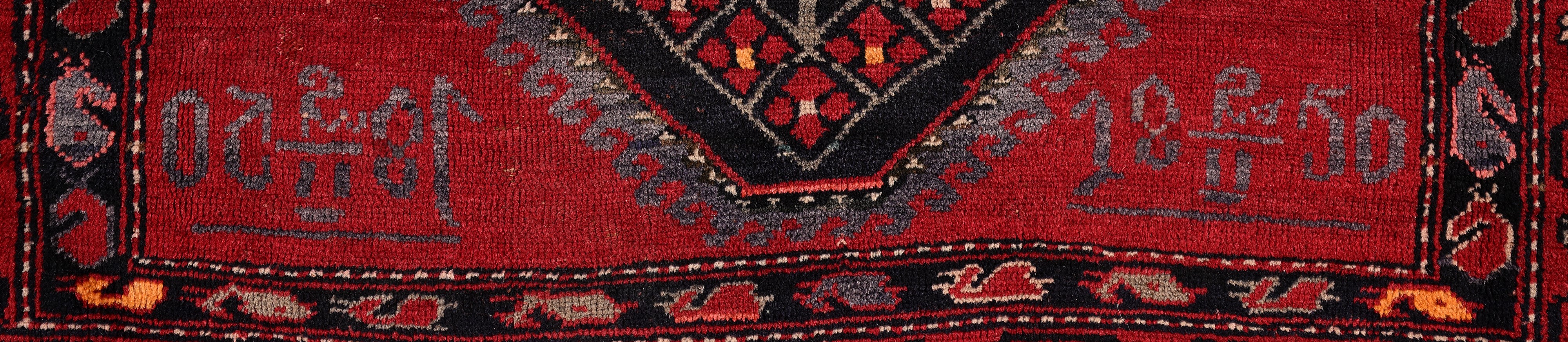 Tappeto caucasico Kazak a medaglioni, datato, Caucaso, inizi XX secolo