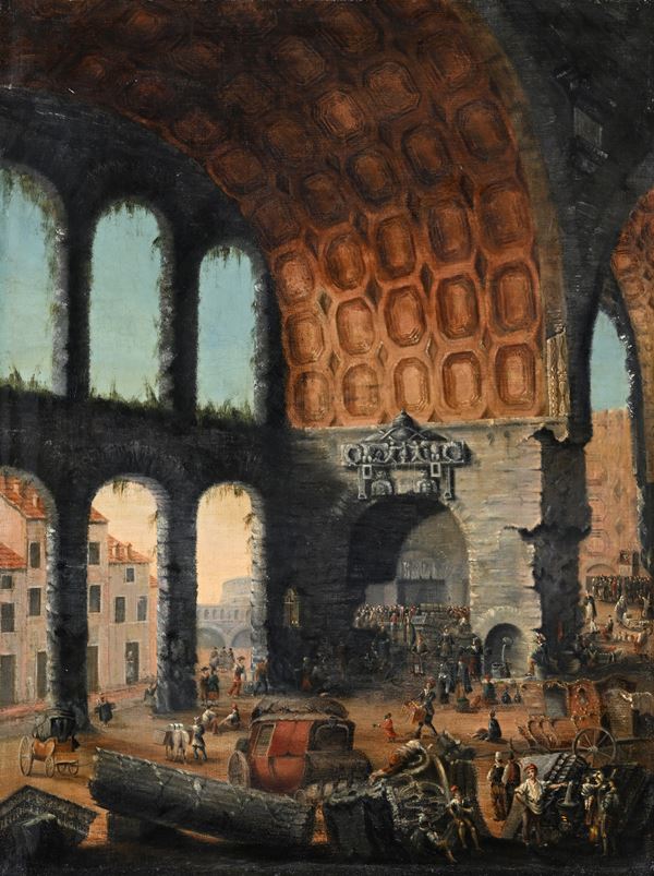 Veduta del Tablino della Domus Aurea, già detto “Tempio della Pace”