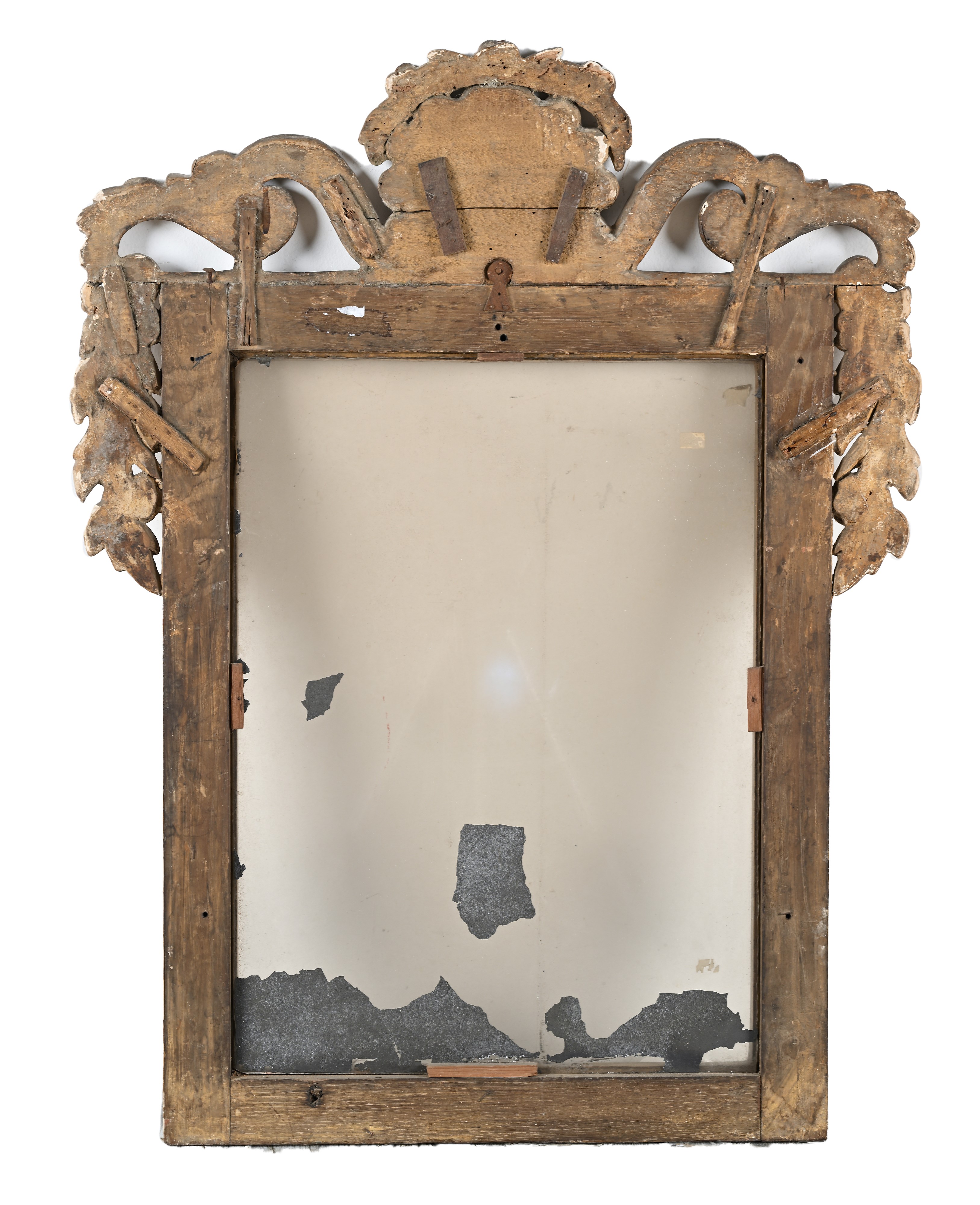 Cornice in legno dorato, XIX secolo, dimensioni 96x75 cm
