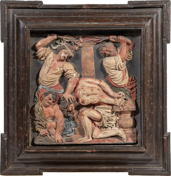 Flagellazione di Cristo, arte popolare della seconda metà del XIX secolo 