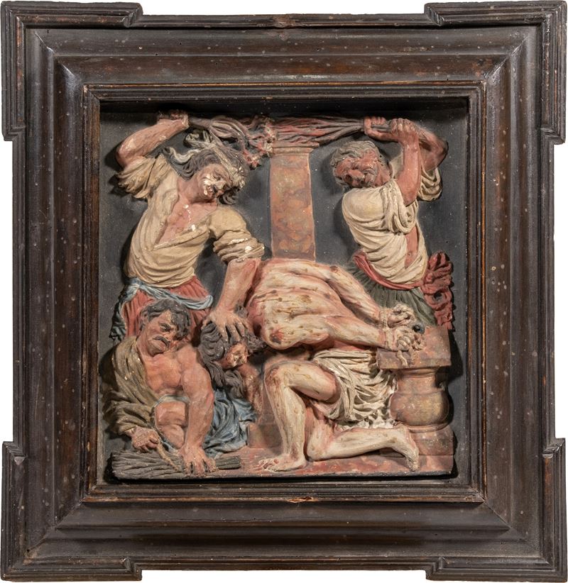 Flagellazione di Cristo, arte popolare della seconda metà del XIX secolo