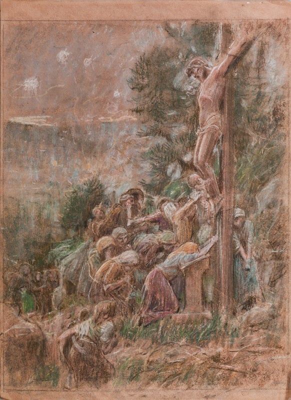 Adolf Hirémy-hirschl - Crocifissione