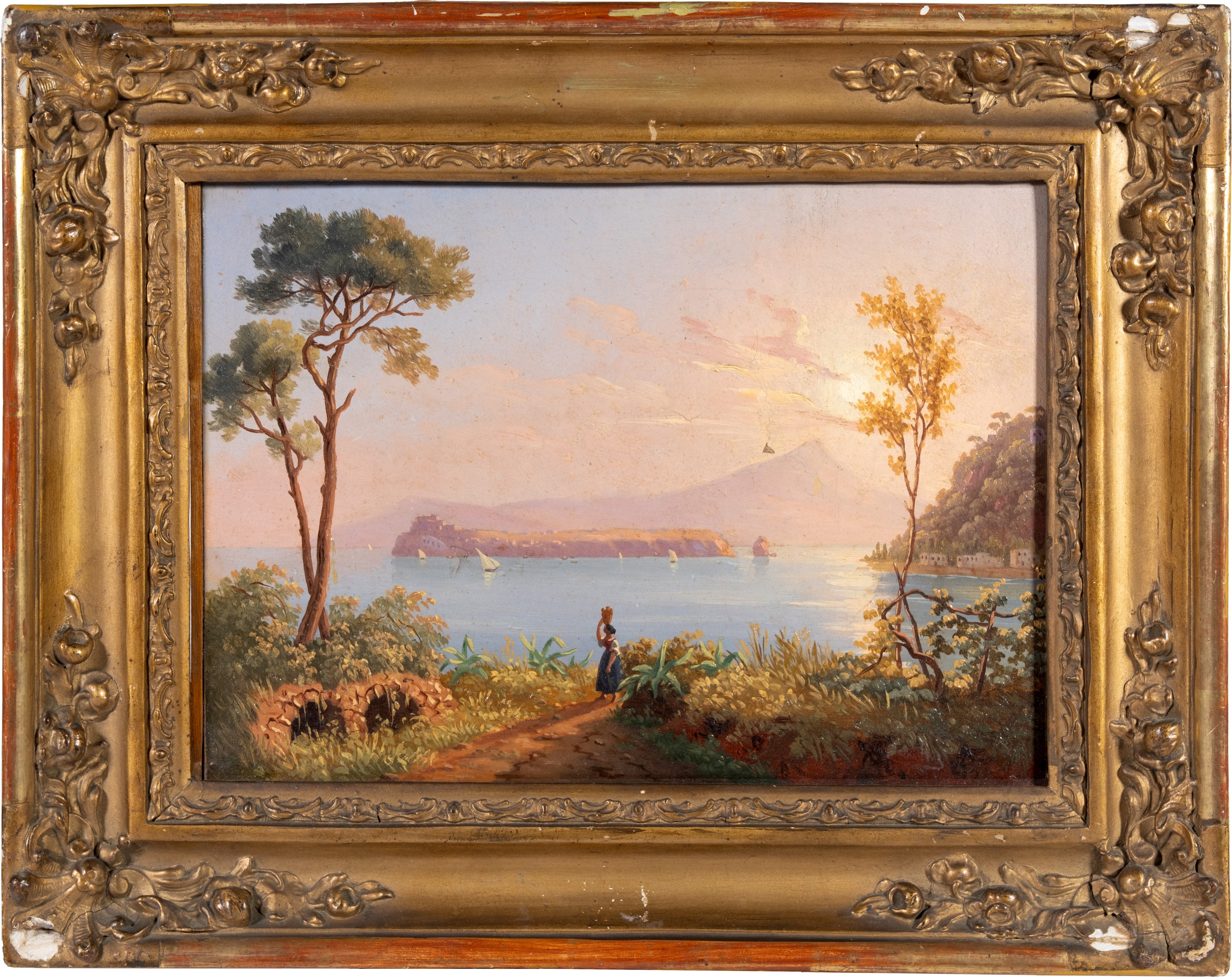 Teodoro Guglielmo Witting - Due vedute della costiera campana