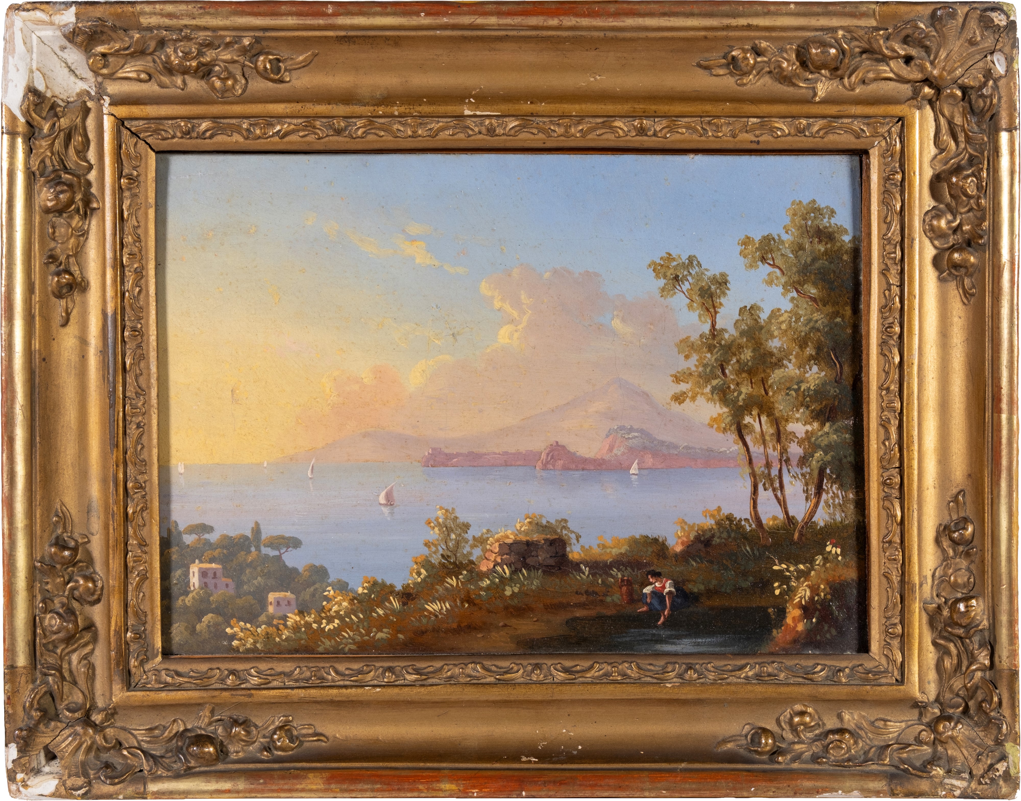 Teodoro Guglielmo Witting - Due vedute della costiera campana