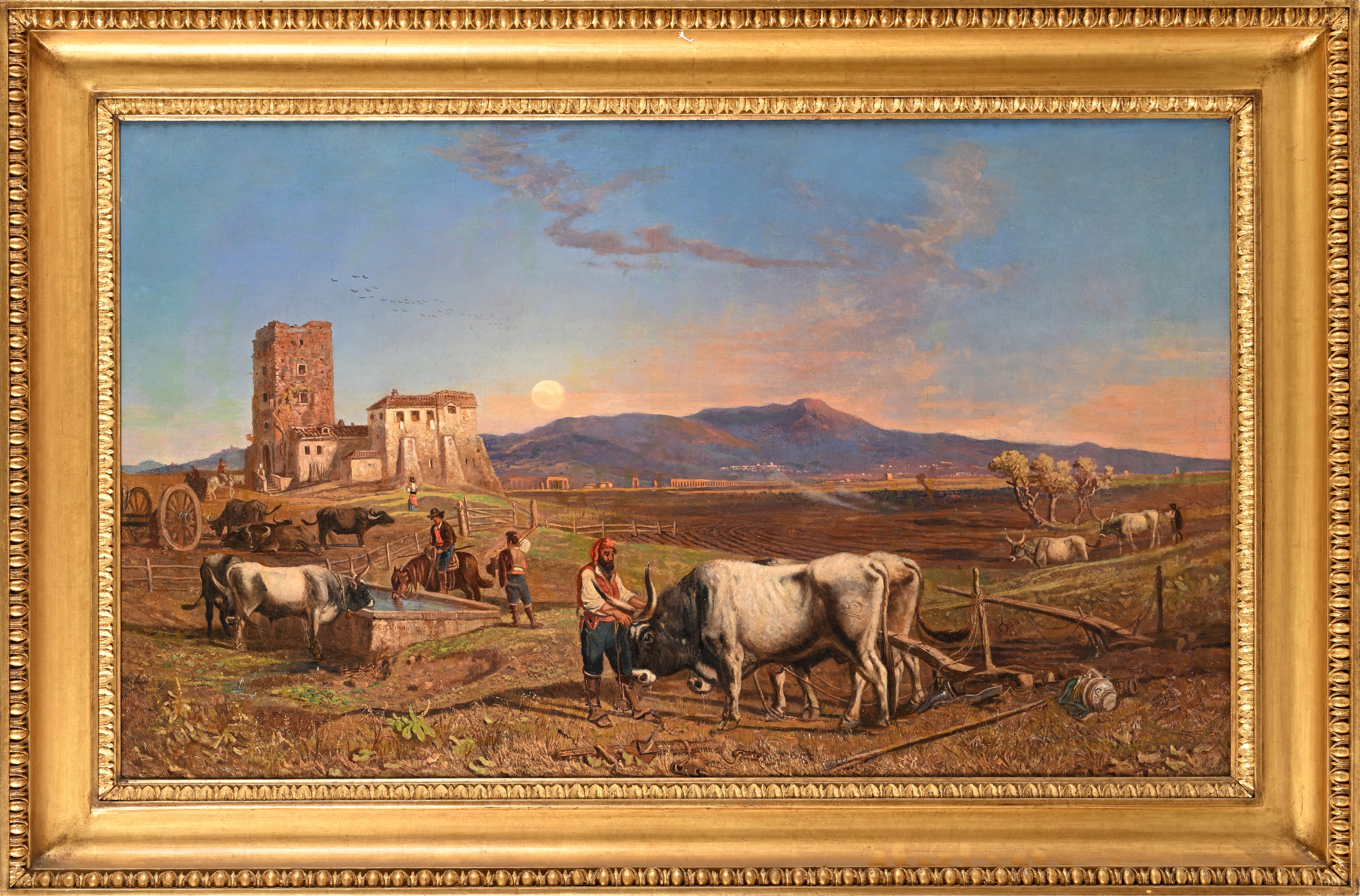 Lavoro nella campagna romana