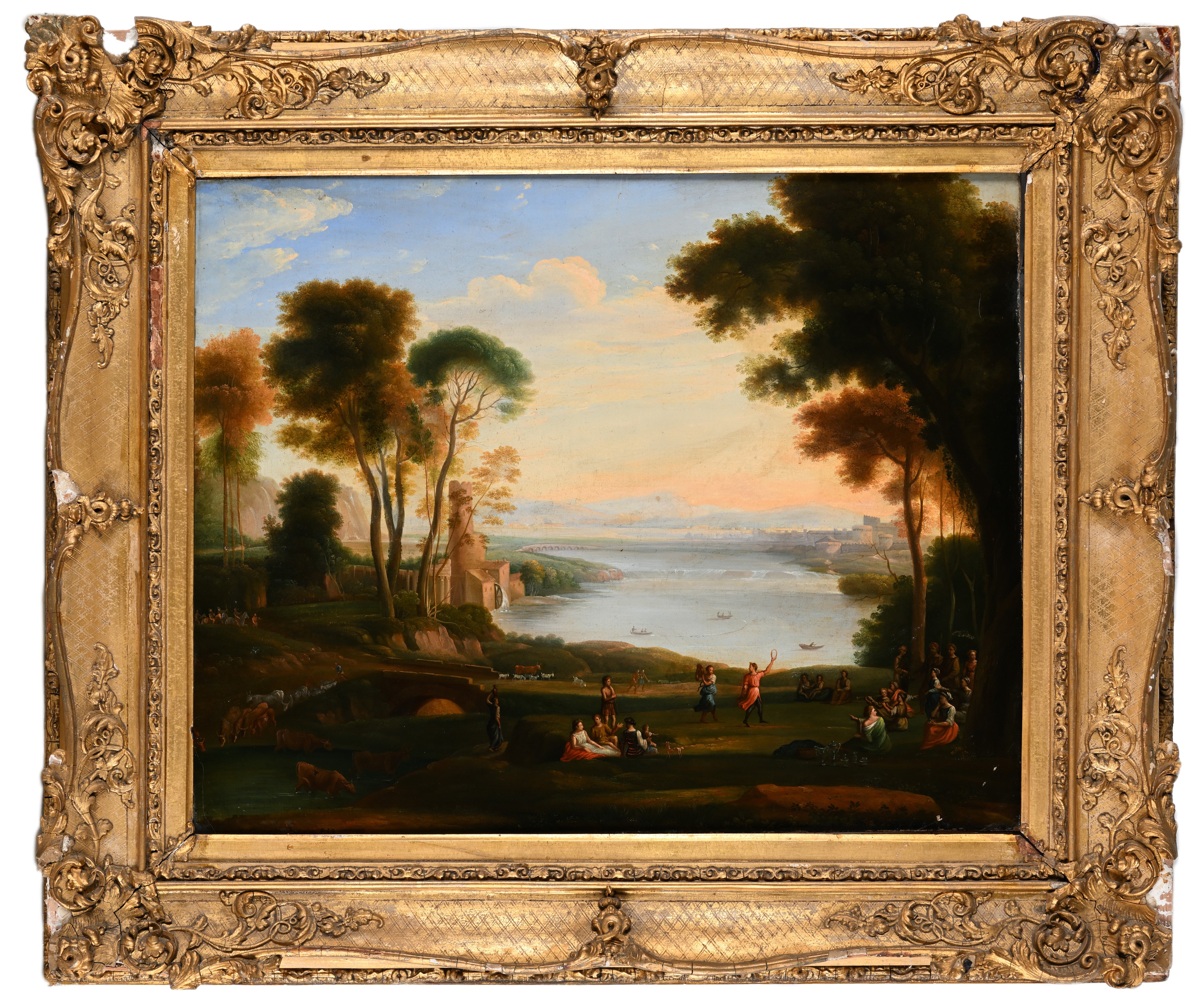 Claude Lorrain - Sposalizio di Isacco e Rebecca, olio su tela