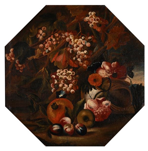 natura morta (in cornice ottagonale)