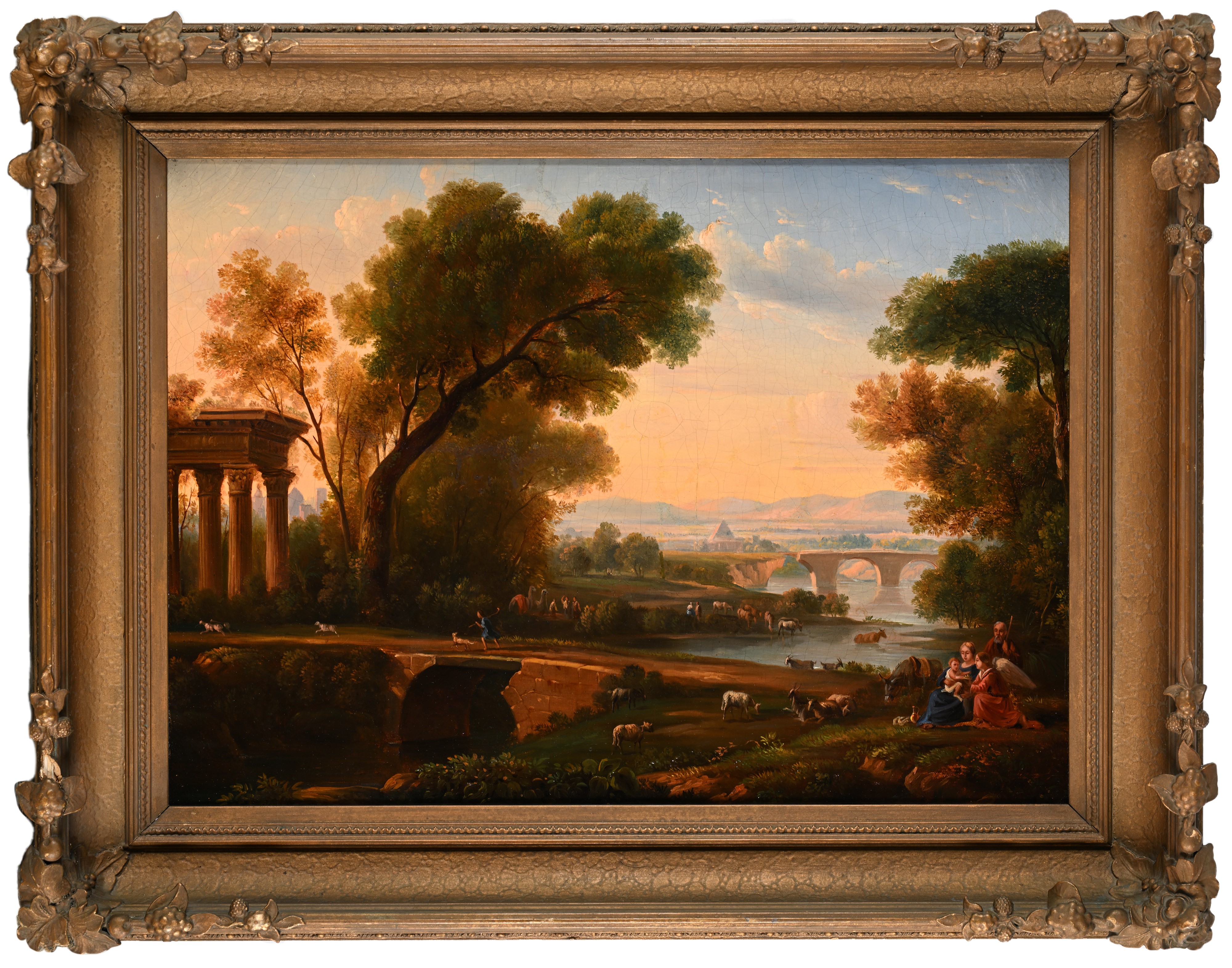 Sosta durante la fuga in Egitto - XVIII/XIX secolo