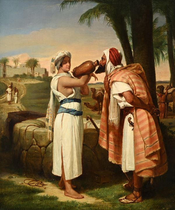 Rebecca e Eleazar al pozzo