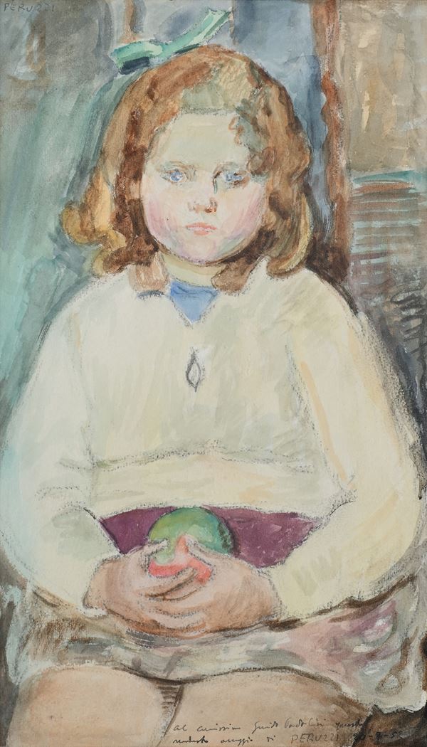 Ritratto di bambina seduta