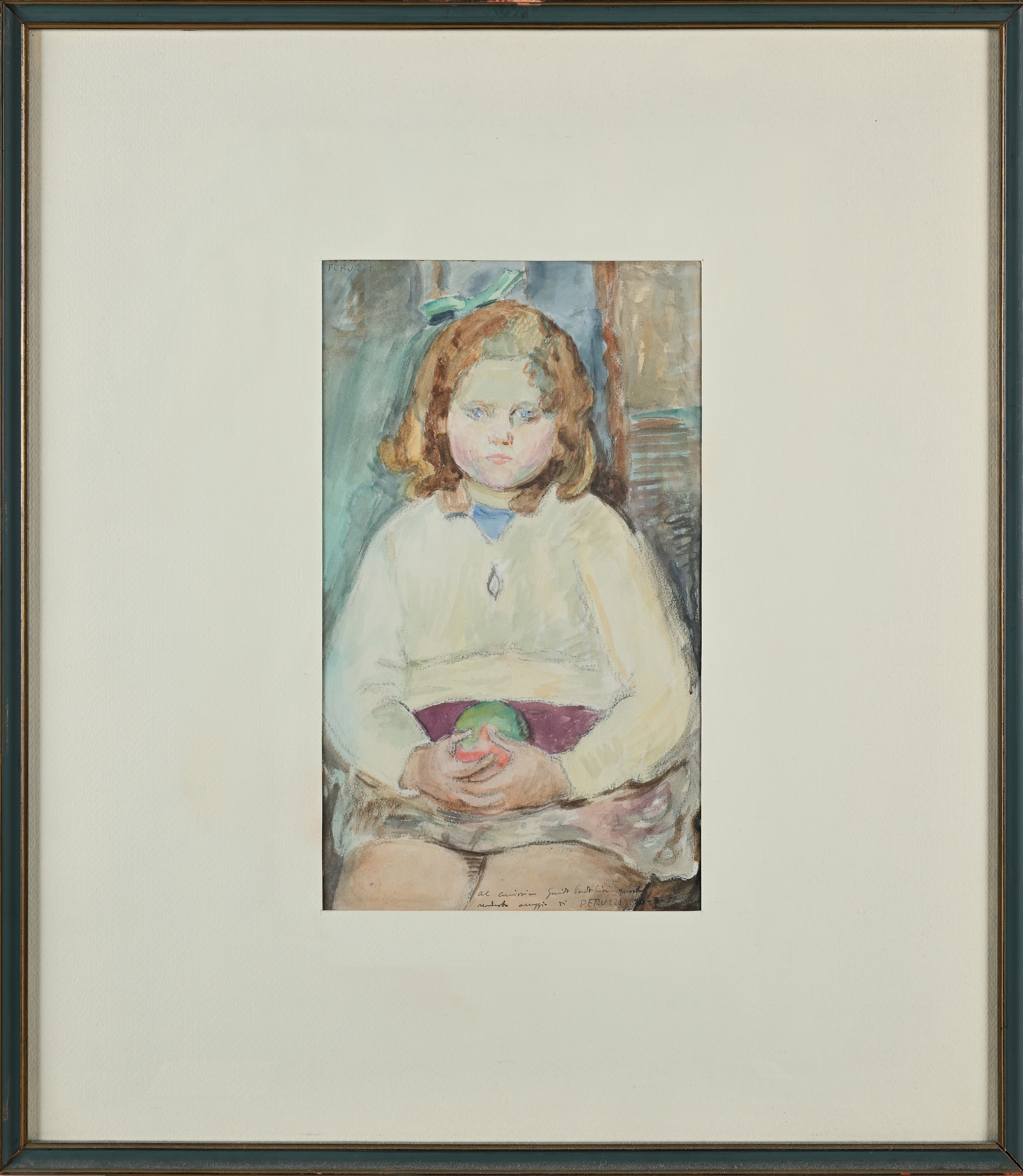 Ritratto di bambina seduta