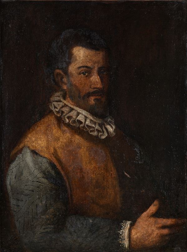 Ritratto di nobiluomo con gorgiera XVIII secolo