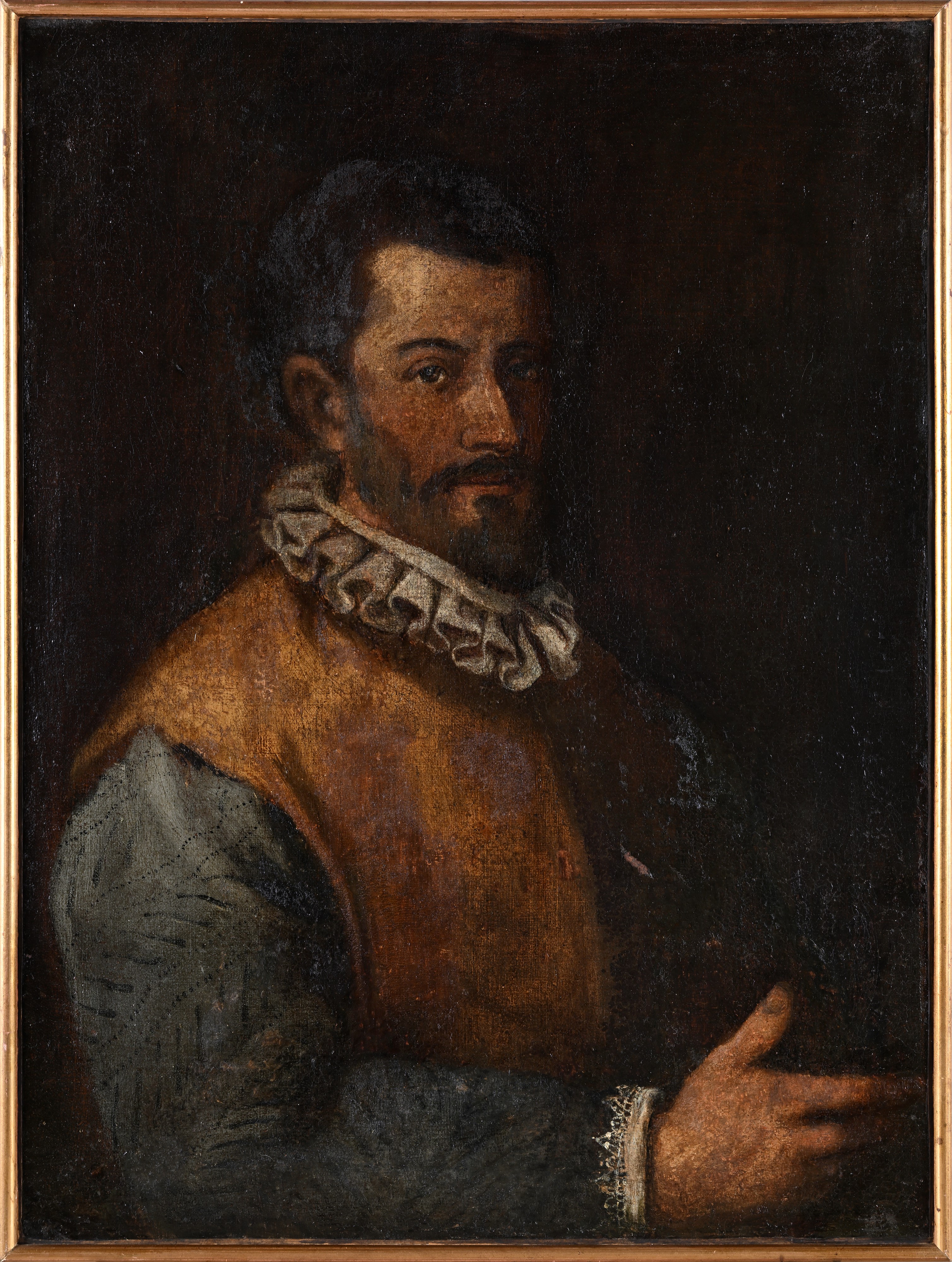 Ritratto di nobiluomo con gorgiera XVIII secolo