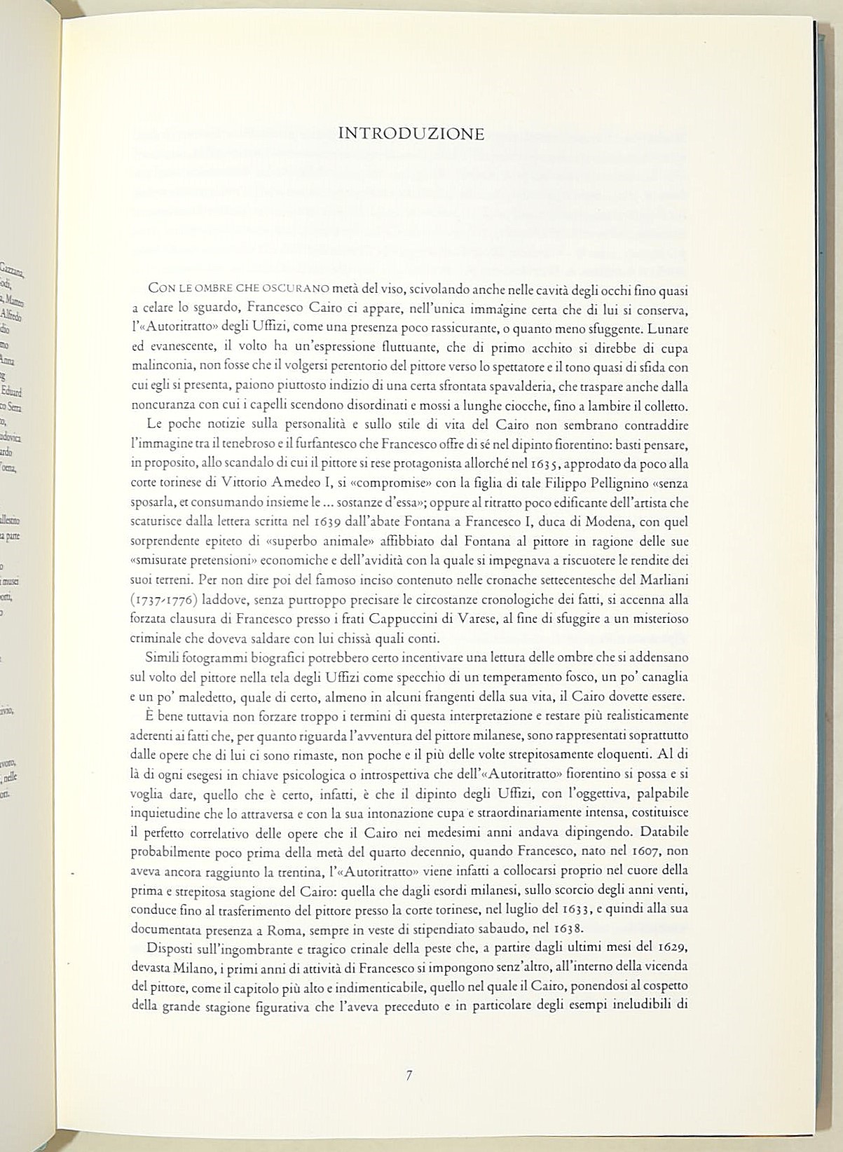 Frangi, Francesco: Francesco Cairo, 1998