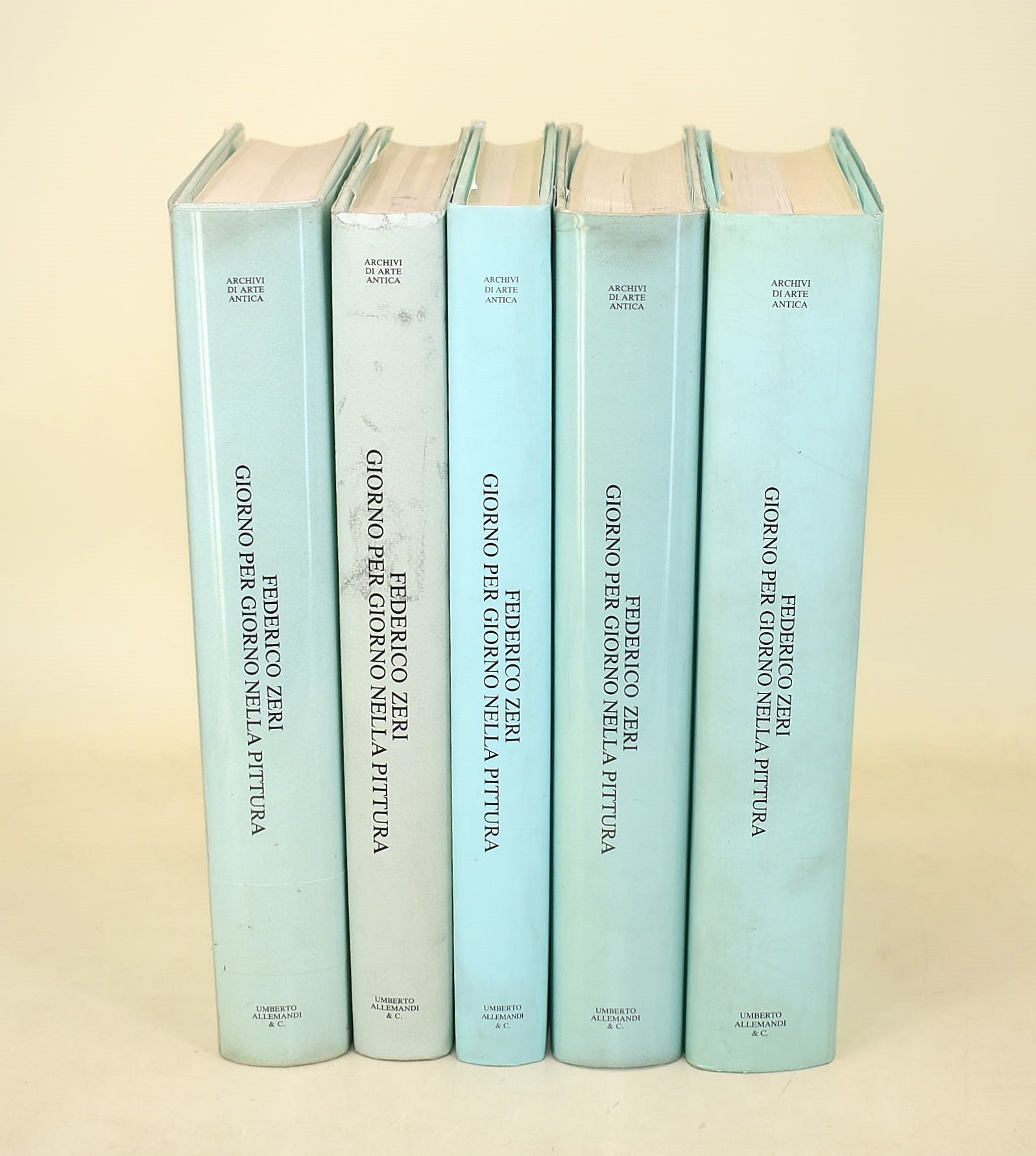Zeri, Federico: Giorno per giorno nella pittura in 5 volumi, 1988-1998