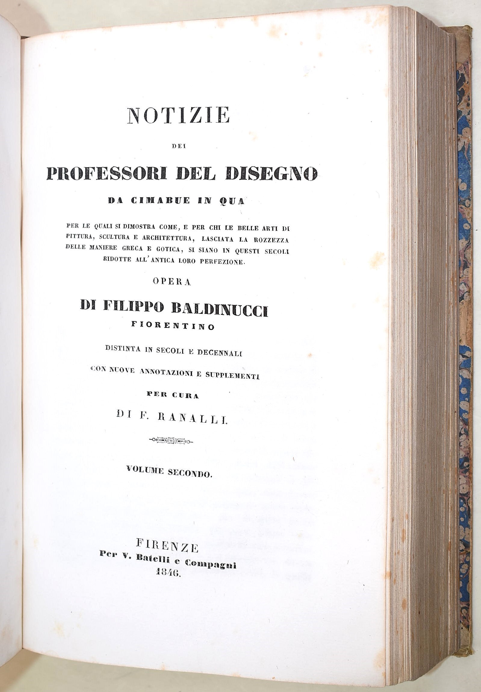 Baldinucci: Notizie dei professori del disegno da Cimabue in qua. Firenze, 1845-1847