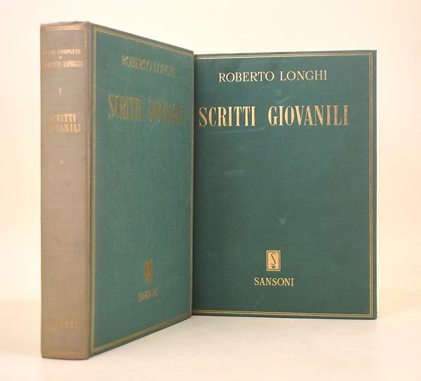 Longhi, Roberto: Scritti giovanili, 1961