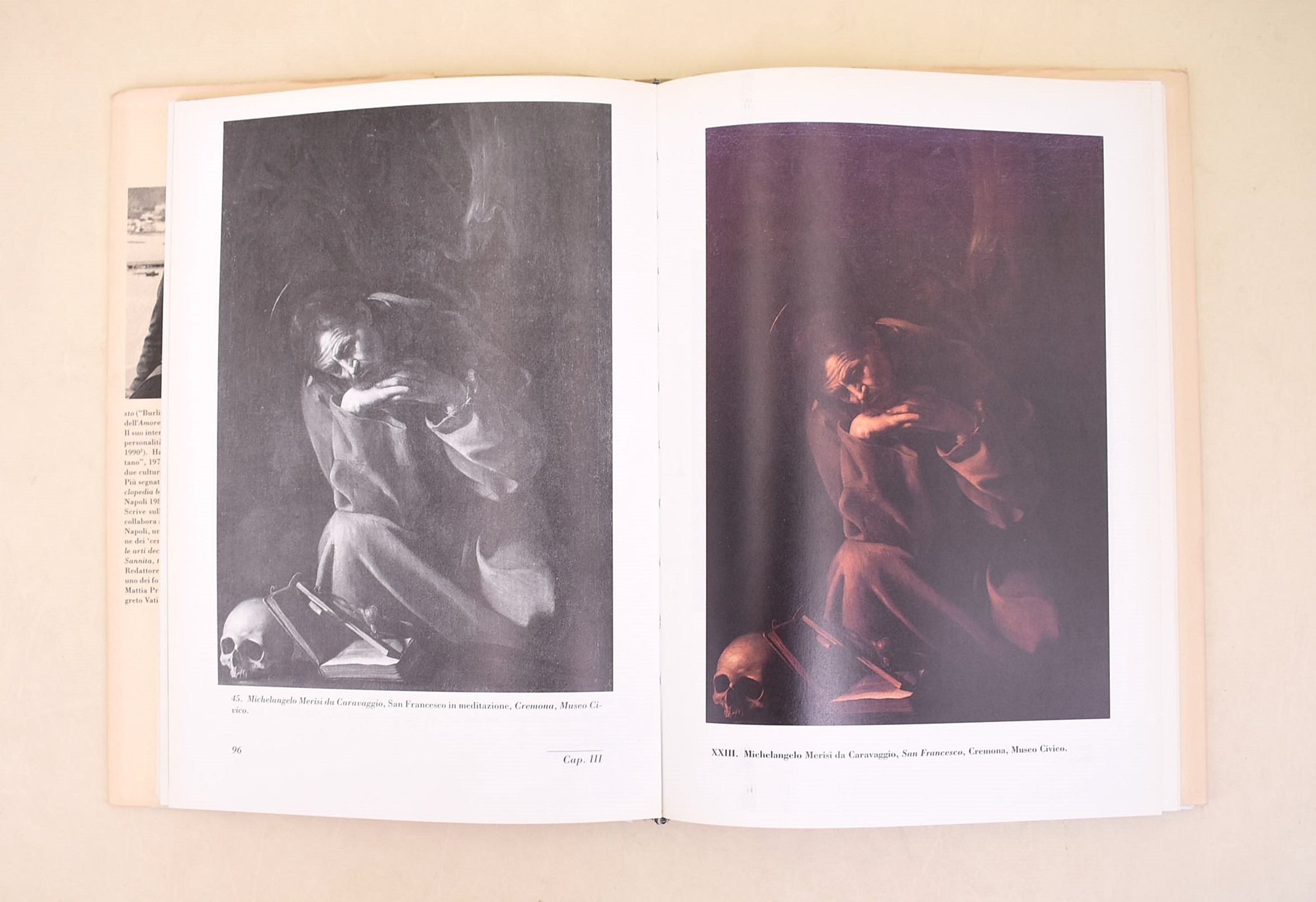 Pacelli, Vincenzo: L'ultimo Caravaggio, 1994 / Paliaga, Franco: Natura in vetro. Studi sulla cara...