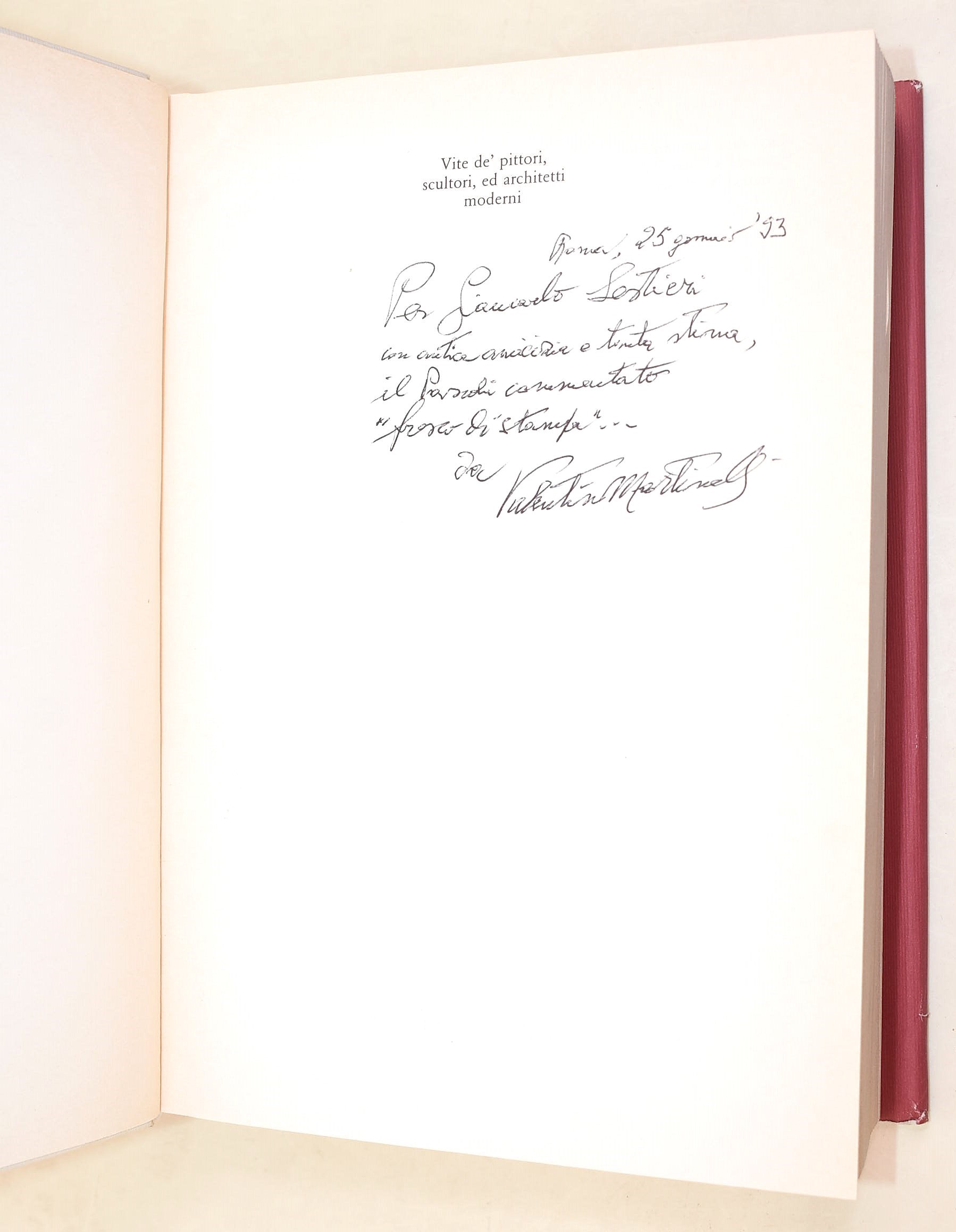 Pascoli, Lione: Vite de' pittori, scultori, ed architetti moderni, edizione critica, 1992