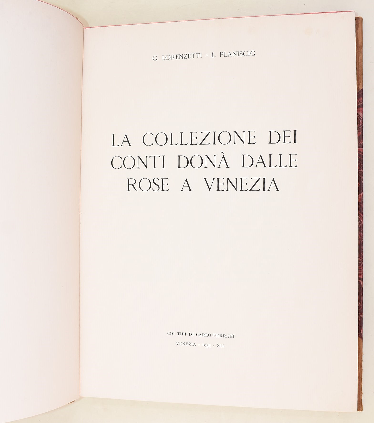 Lorenzetti G. - Planiscig L.: La collezione dei Conti Donà dalle rose a Venezia, 1934