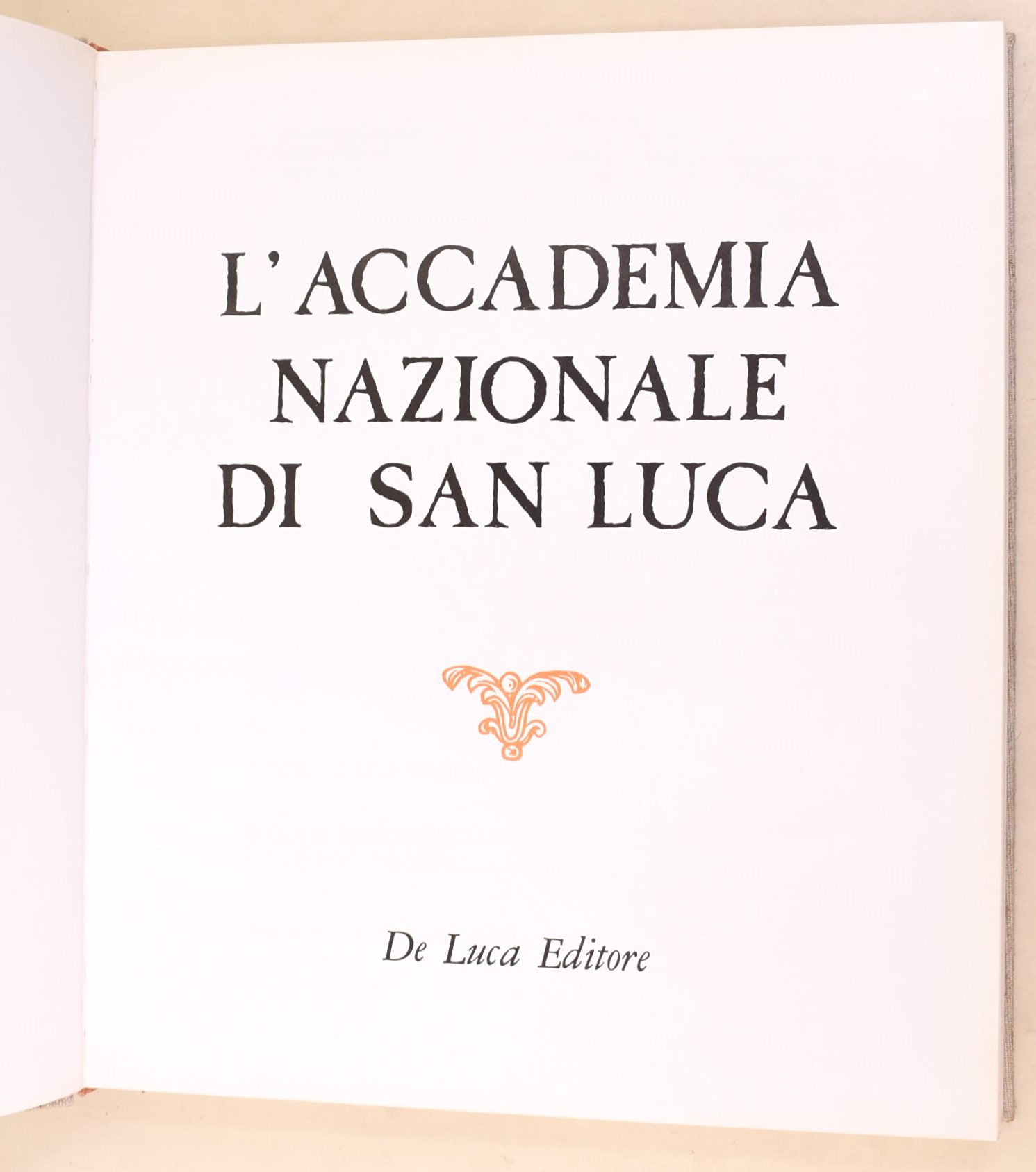 Accademia Nazionale di San Luca, 1974. Volume illustrato in-8°