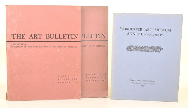 Worcester Art Museum Annual - Volume IV, 1941 / The Art Bulletin. A quarterly published by the college art association of America, volume XXXI, number one, march 1949 - number two, june 1949