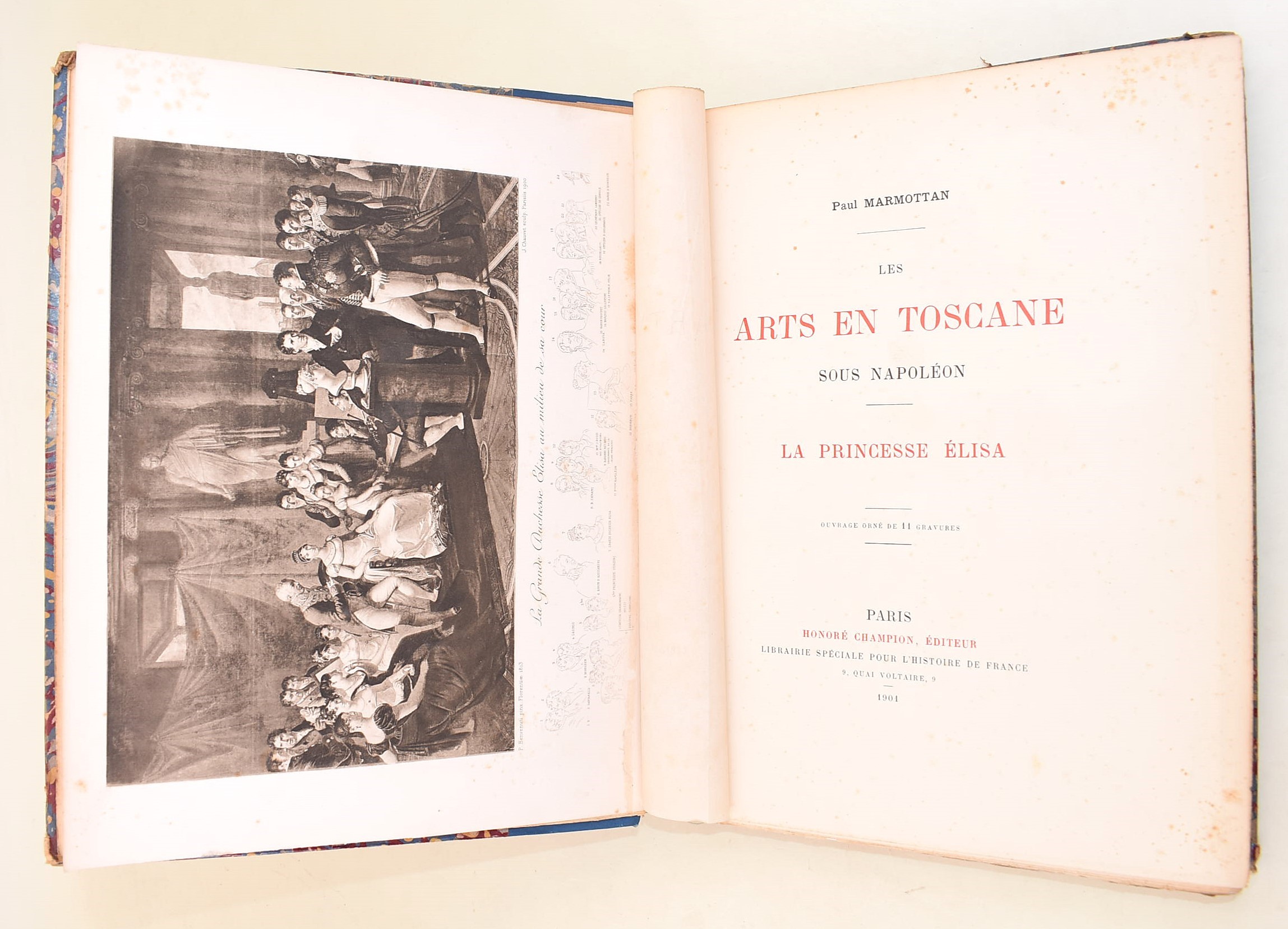 Elisa Bonaparte, Les Arts en Toscane Sous Napoléon - La Princesse Élisa, 1901