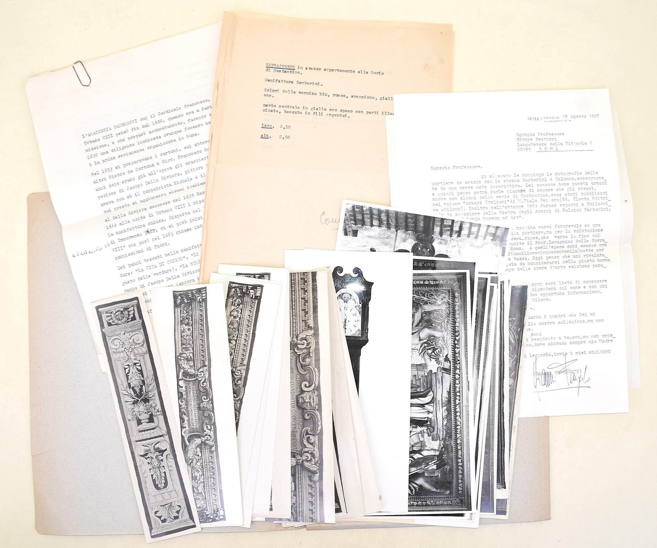 Sestieri, Archivio su Palazzo Barberini - Parte I