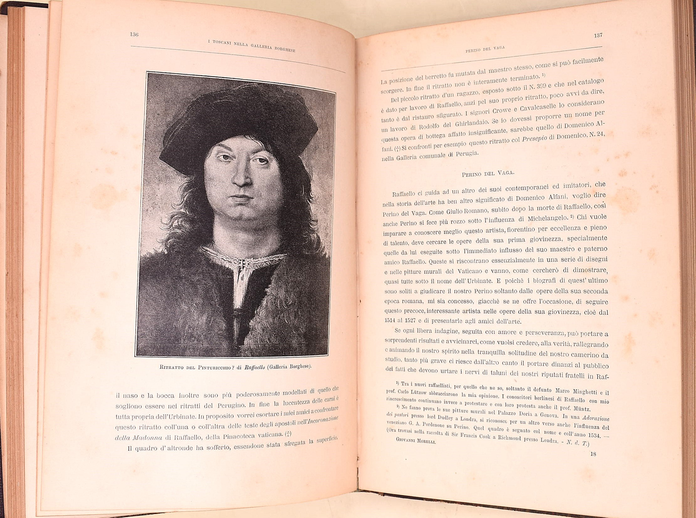 Morelli, Giovanni: Della Pittura Italiana, edizione illustrata, 1897