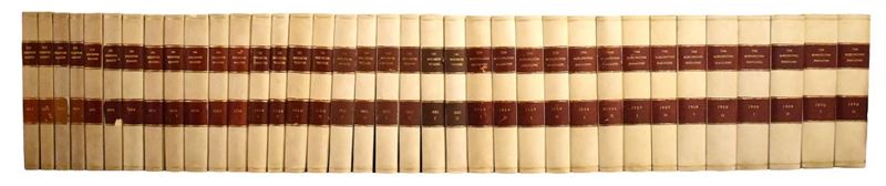The Burlington Magazine for Connoisseurs, 36 volumi, 1947-1970