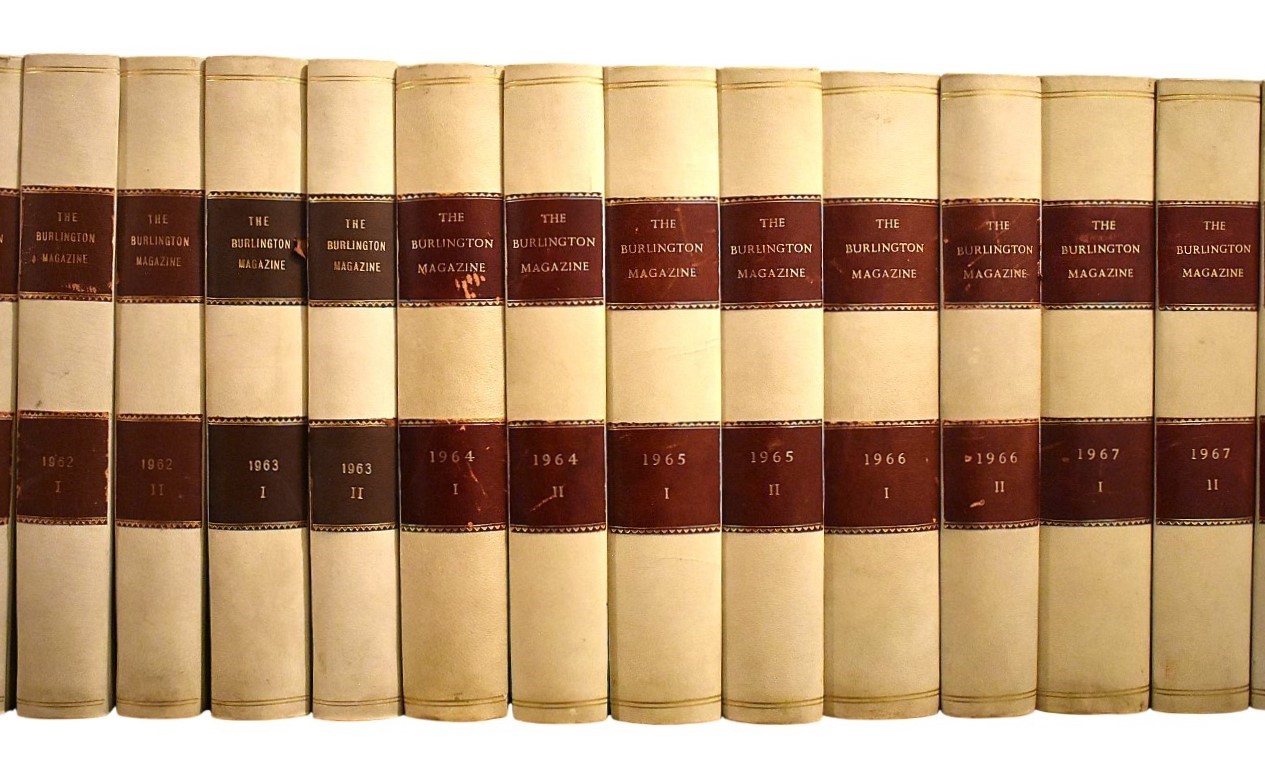The Burlington Magazine for Connoisseurs, 36 volumi, 1947-1970