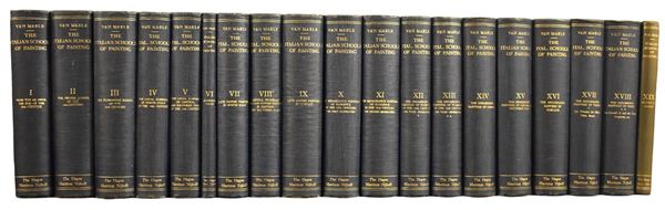 The Development of the Italian Schools of Paintings by Raimond Van Marle. Numeri I-XVIII + index, 1923-1938