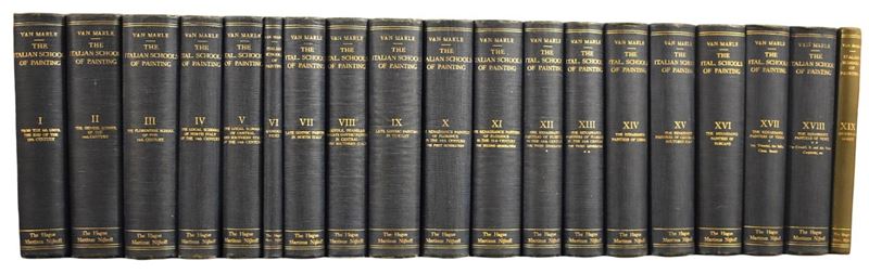 The Development of the Italian Schools of Paintings by Raimond Van Marle. Numeri I-XVIII + index,...