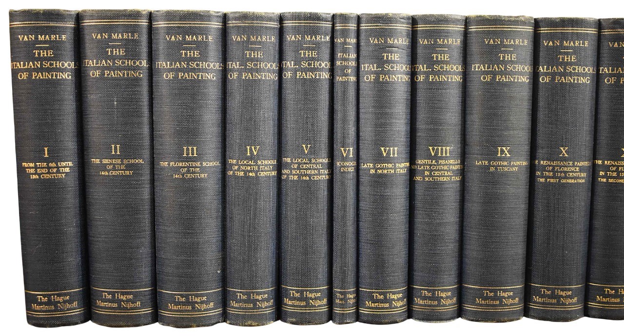 The Development of the Italian Schools of Paintings by Raimond Van Marle. Numeri I-XVIII + index,...