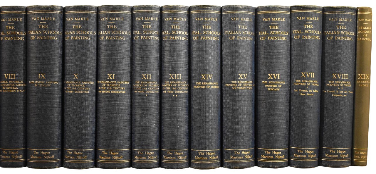 The Development of the Italian Schools of Paintings by Raimond Van Marle. Numeri I-XVIII + index,...