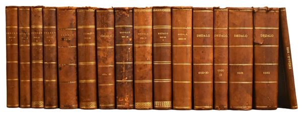 Dedalo. Rassegna d’arte diretta da Ugo Ojetti, 1920-1933