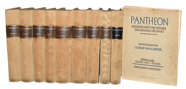 Pantheon. Monatsschirift fuer freunde und Sammler der kunst, 1928, 1930-1936