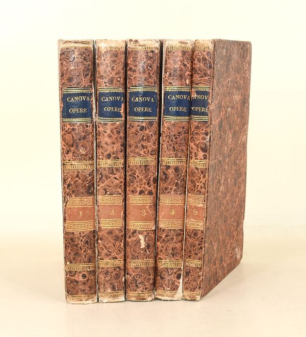 Albrizzi, Isabella: Opere di scultura e di plastica di Antonio Canova descritte da Isabella Albrizzi nata Teotochi, 1821-1824