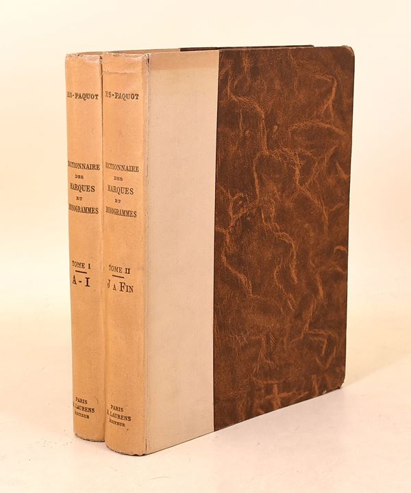 Ris-Paquot: Dictionnaire encyclopédique des Marques & Monogrammes, chiffres, lettres initiales, signes figuratif, s.d.