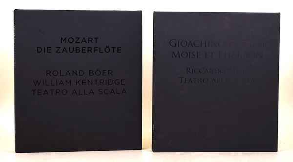 Gioacchino Rossini. Moïse et Pharaon. Riccardo Muti Teatro alla Scala, 2004 / Mozart Die Zauberflöte. Roland Böer William Kentridge Teatro alla Scala, 2012