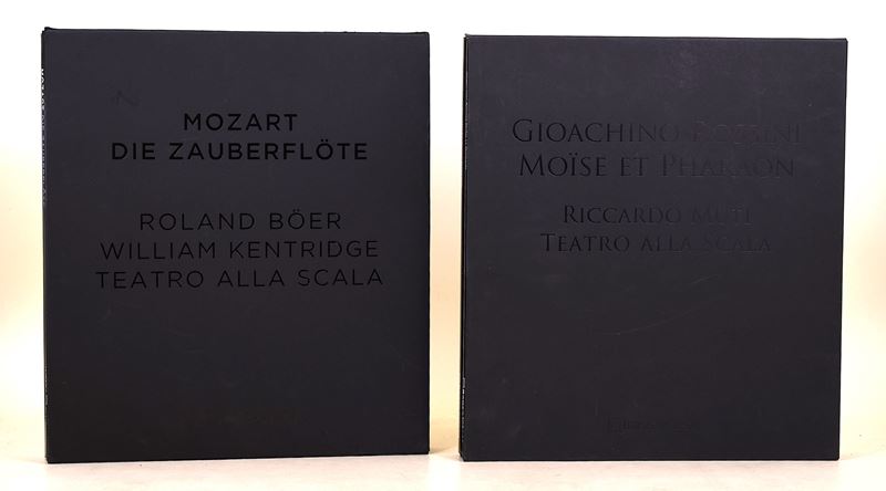Gioacchino Rossini, Moïse et Pharaon e Wolfgang Amadeus Mozart, Die Zauberflöte. Edizioni illustr...