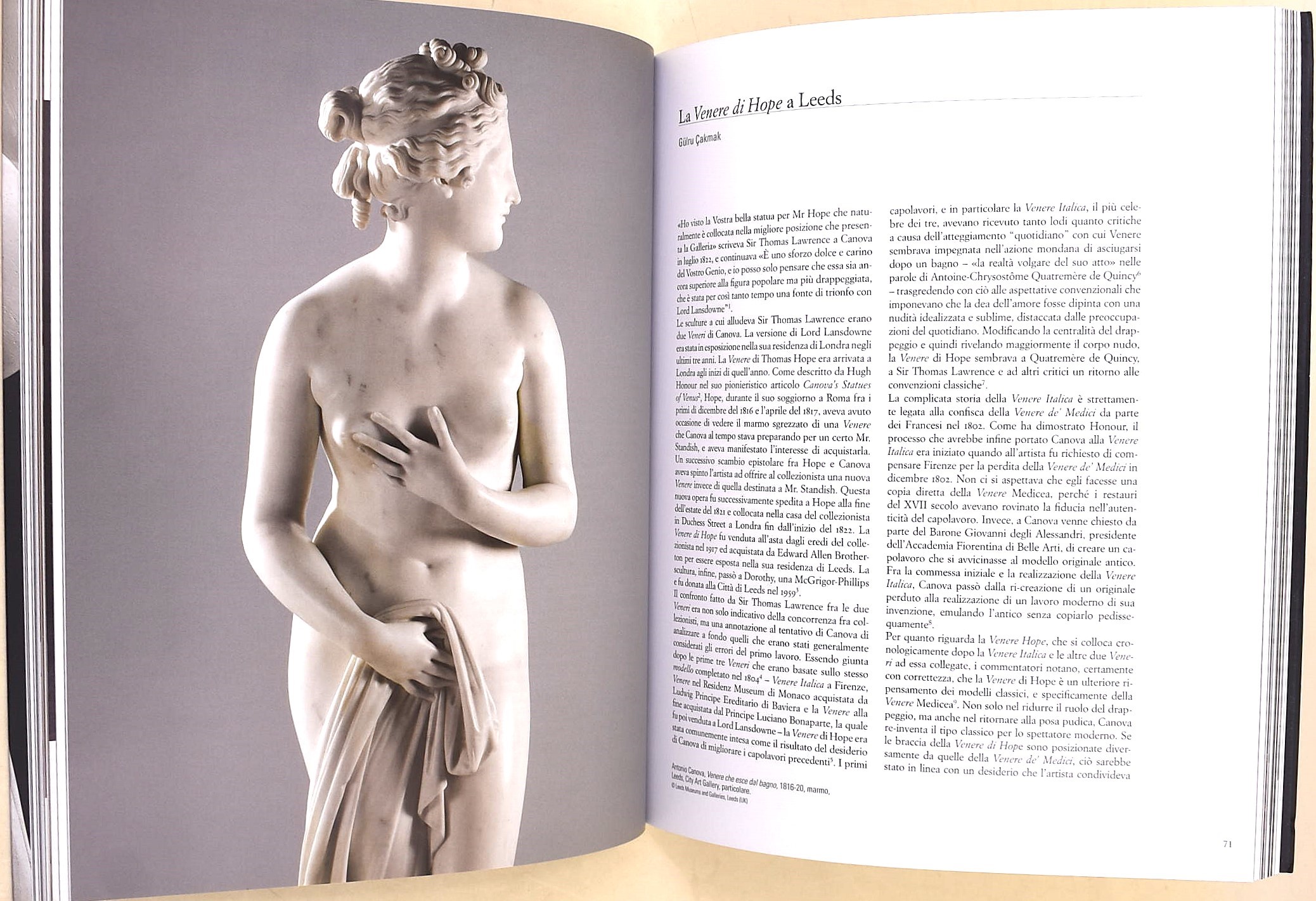 Sculture antiche nell’Abazia di Grottaferrata, 2008 e Venere nelle terre di Antonio Canova, 2015 ...