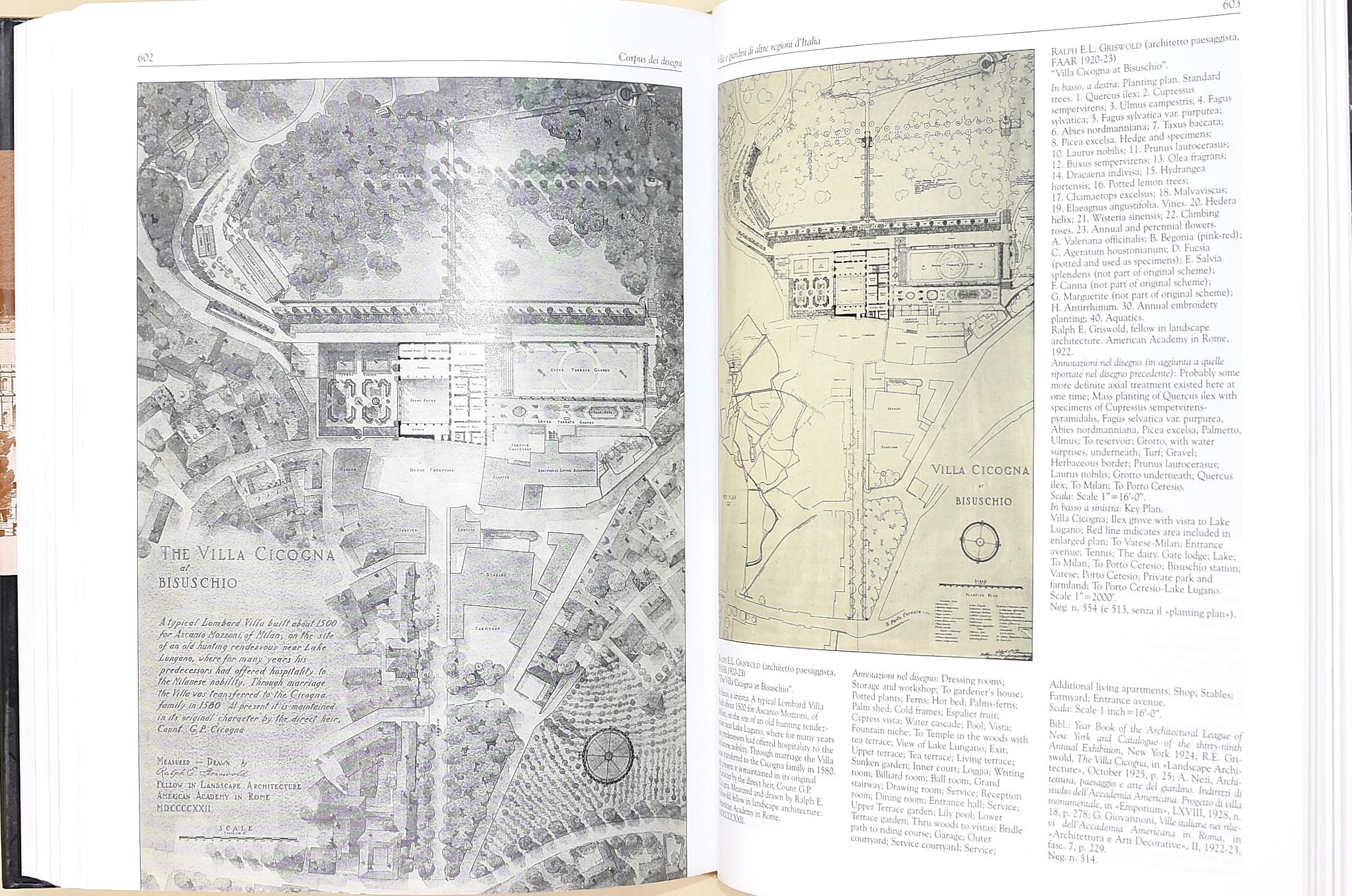 Cazzato, Vincenzo, Ville e giardini italiani. I disegni di architetti e paesaggisti dell’American...