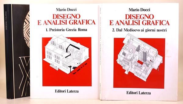 Docci, Mario: Disegno e Analisi Grafica, 1996 / Disegno italiano. Forma, progetto e produzione, 1979