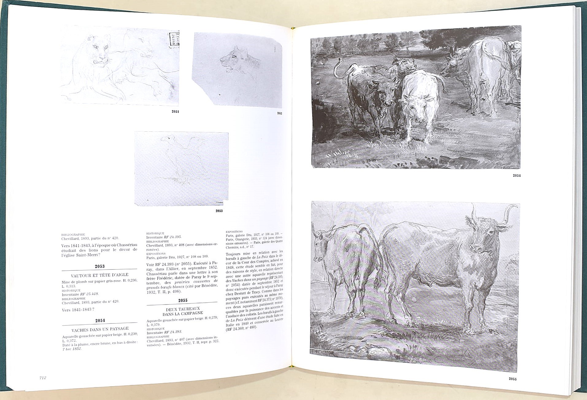 Chassériau, Dessins français du Musée du Louvre, vol. I-II